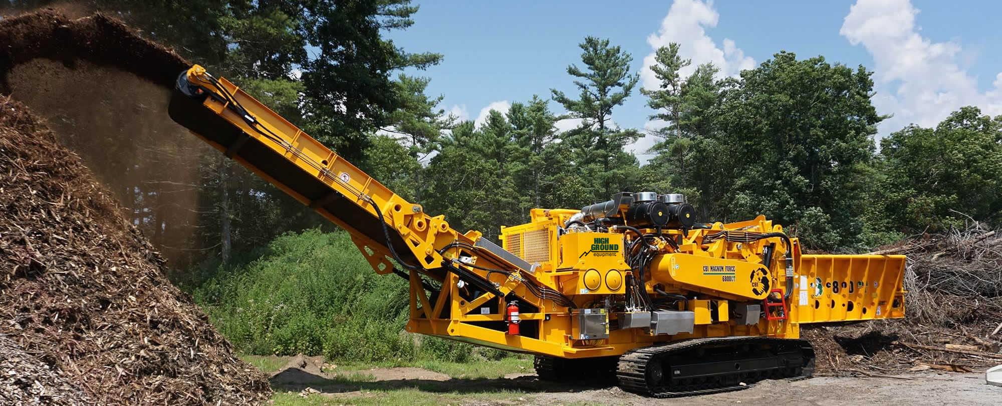 6800CT Horizontal Grinder High Ground Equipment